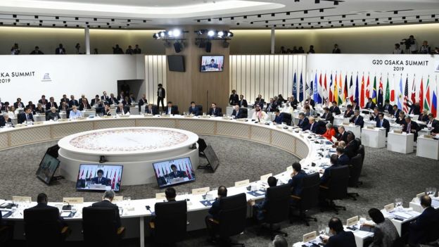 G20 2019 A OSAKA _107570960_hi054940962