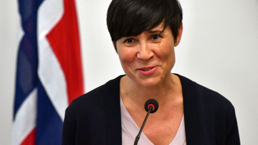 NORVEGE la ministre norvégienne des Affaires étrangères, Ine Eriksen Søreide. - © ELVIS BARUKCIC - 68819547c94a0071c6308665f9884400-1562909149