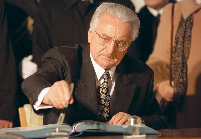 YOUGOSLAVIE Le président croate Tudjman,EU13_0229