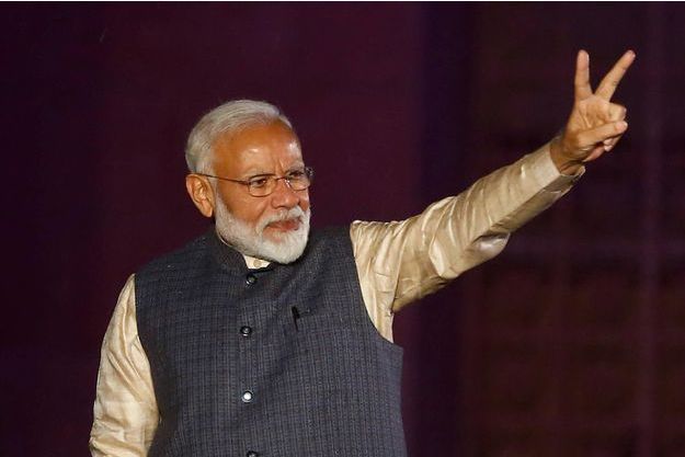 Apres-son-triomphe-le-Premier-ministre-indien-Narendra-Modi-prepare-son-deuxieme-mandat