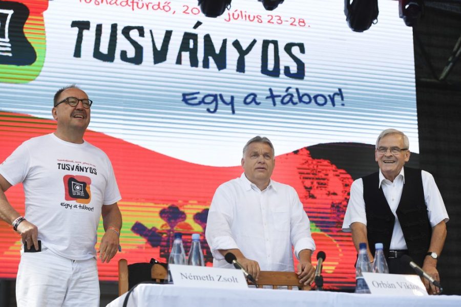 HONGRIE ZSOLT NEMETH .. VIKTOR ORBAN .. TÖKES LASZLO .. D_KOS20190727008-1024x683