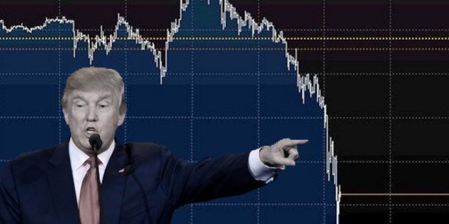 les marchés boursiers ont décroché. 5c930c4c240000b000c7384f