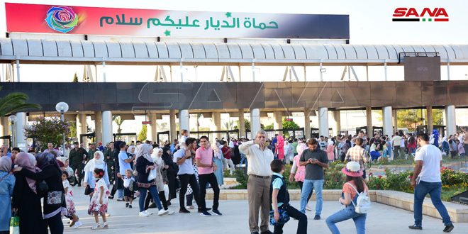 SANA La 61e édition de la Foire internationale de Damas a connu aujourd’hui dans son 3e jour un afflux considérable des visiteurs 01-7