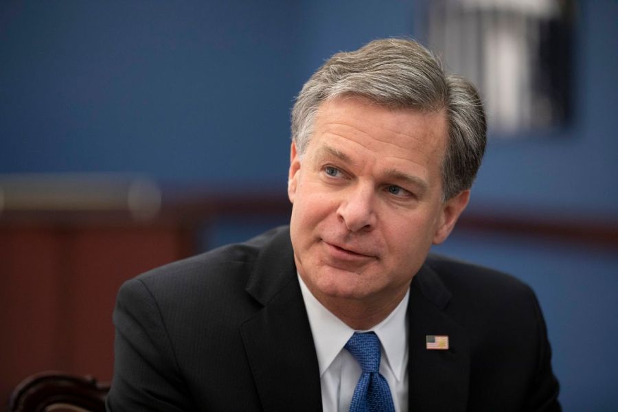 USA M. Wray, directeur du Bureau fédéral d'investigation (FBI) im-22103