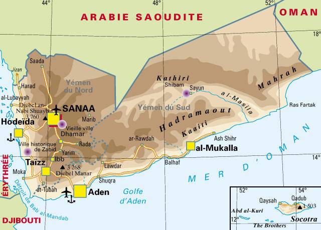 YEMEN carte-politique-yemen
