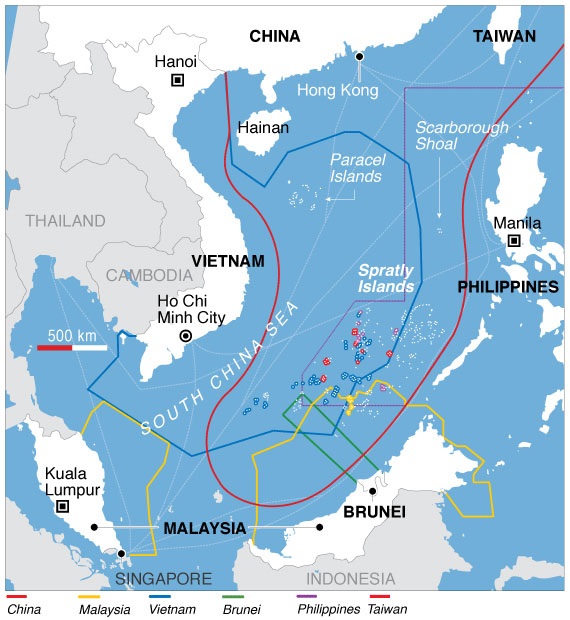chine vietnam South_China_Sea_claims_map