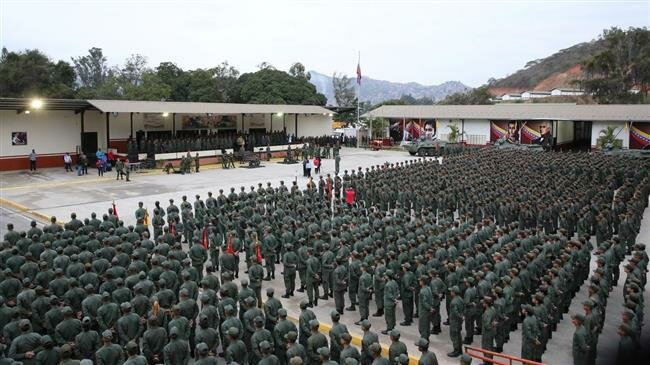 VENEZUELA L'armée vénézuélienne lors d'une parade militaire.(Archives) 2fcdf9e7-4490-4100-a790-ed53919da708
