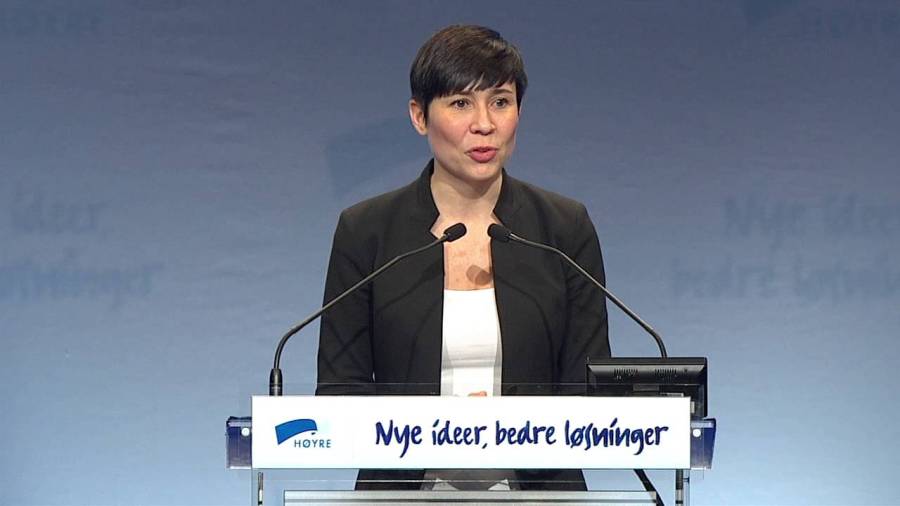 NORVEGE Ine Marie Eriksen Søreide. maxresdefault