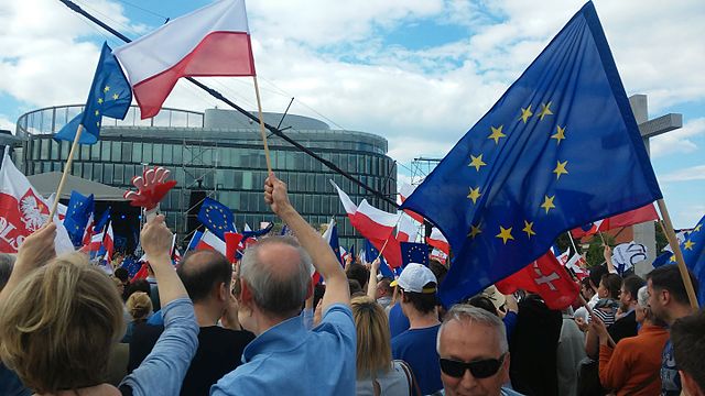 pologne KOD_demonstration_Warsaw_May_7_2016_21-wikipedia