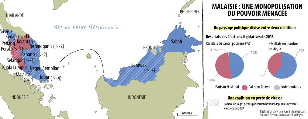 CARTE-MALAISIE-ELECTIONS-2013