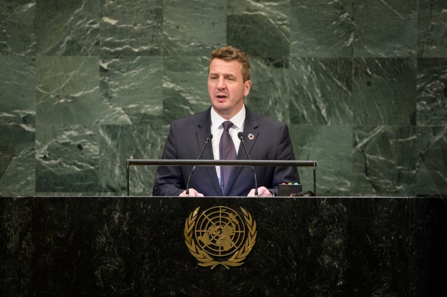 ISLANDE Ministre des Affaires étrangères de l'Islande, Gudlaugur Thór Thórdarson 780847