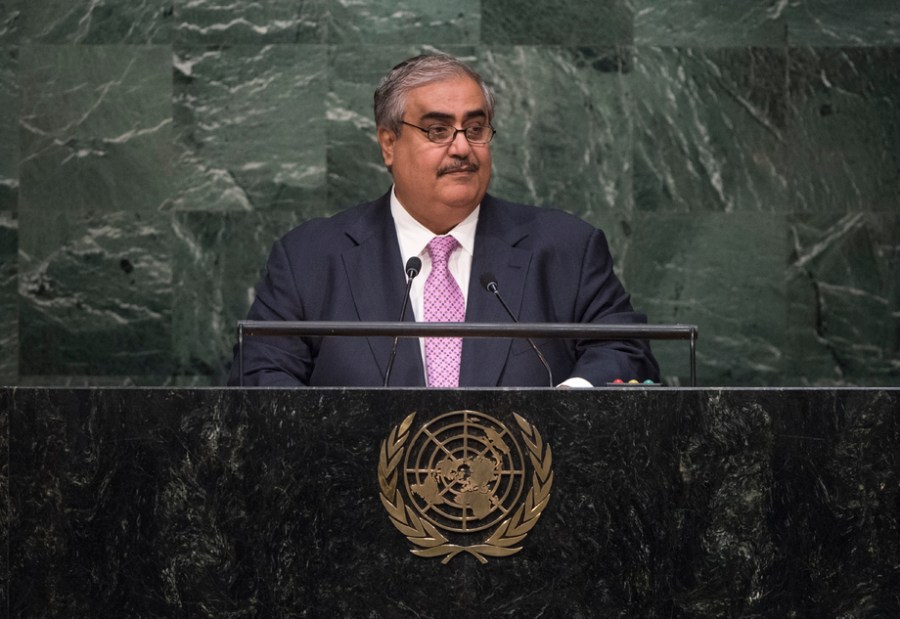 ROYAUME DU BAHREIN CHEICK KHALID BIN AHMED BIN MOHAMED AL KHALIFA, Ministre des affaires étrangères du Royaume de Bahreïn, 647747