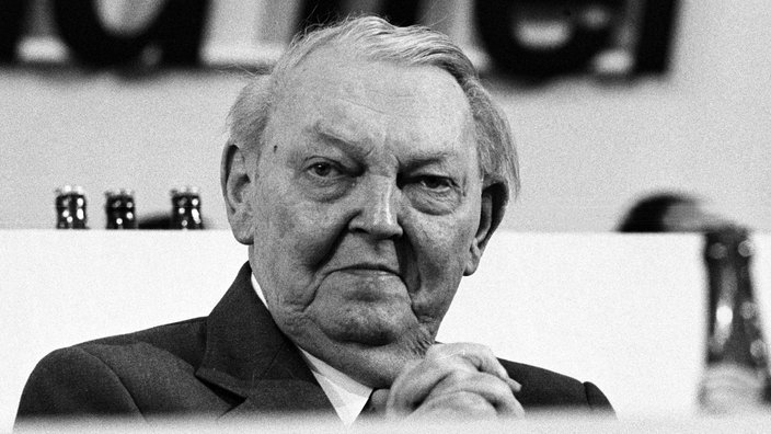 ALLEMAGNE le chancelier Ludwig Erhard (CDU) dmark-erhard-100~_v-gseapremiumxl