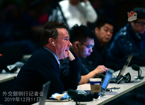 CHINE 15 Conférence de presse du 11 décembre 2019 W020191216361311236817