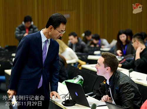 CHINE 2 Conférence de presse du 29 novembre 2019 W020191204510929620421