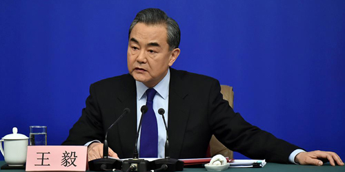 CHINE Wang Yi FOREIGN201803081204000166092788405