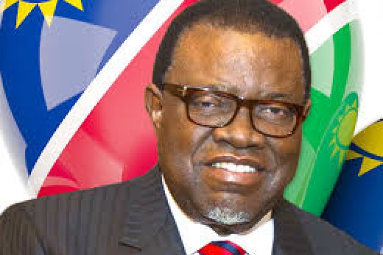 Le Président Hage Geingob Hage Geingob