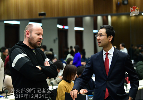 CHINE 7 Conférence de presse du 24 décembre 2019 W020191227355359076351