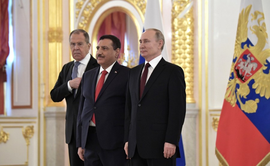Abdulrahman Hamid Mohammed Al-Hussaini (Republic of Iraq) presents his letter of credence to Vladimir Putin N 14 .zfq7GBWlaoPBHuAEXJaeAmUXuiysX8dy