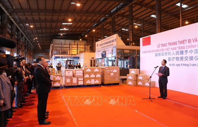 La Chine a-t-elle reçu hier les matériels médicaux que le Vietnam lui a fournis C1