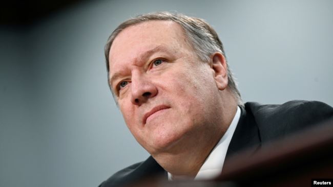 Le secrétaire d'État Mike Pompeo témoigne lors d'une audience devant la Chambre, le 27 mars 2019. REUTERS Erin Scott - RC1F5F58D2F0453DA593-4528-4229-BA07-6D239841500C_w650_r1_s