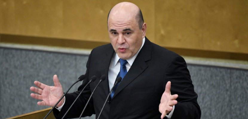 RUSSIE le Premier ministre russe Mikhaïl Michoustine 828757