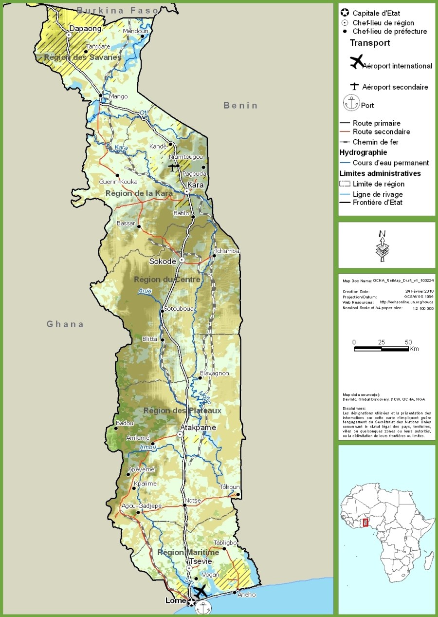 togo-road-map