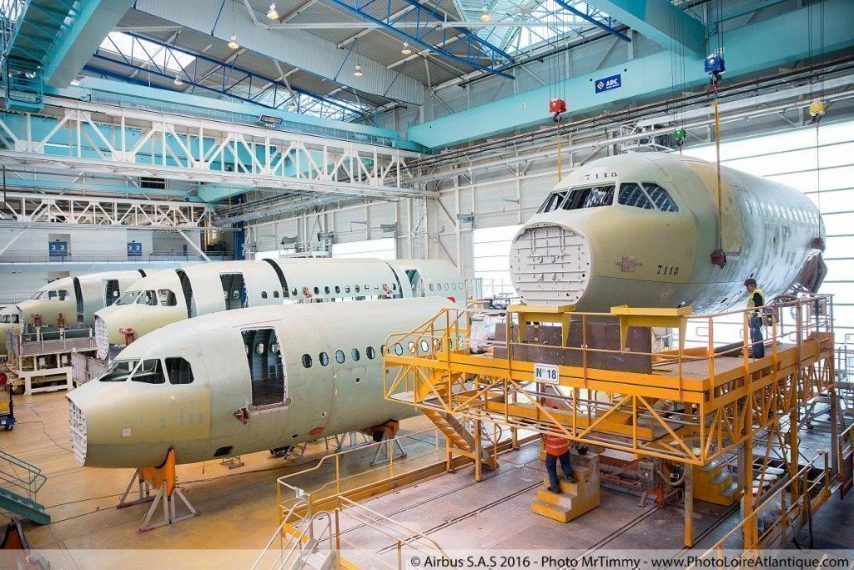 2h8b7824-bd-1-854x570 Les sites de production d’Airbus sont à l’arrêt depuis ce mardi 17 mars 2020 (©MrTimmy – www.photoloireatlantique.com)