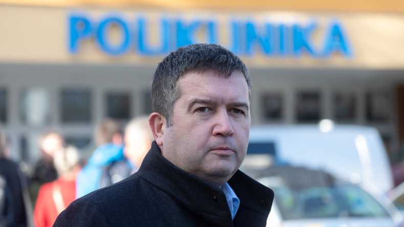 Jan Hamáček, vice-président du gouvernement tchèque et ministre de l'Intérieur. 5e7750676f7ccc5303623162