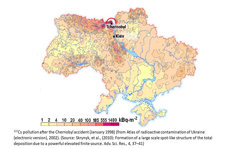 UKRAINE Tchernobyl IRSN-carte-v2-localisation-incendie-Ukraine_07042020