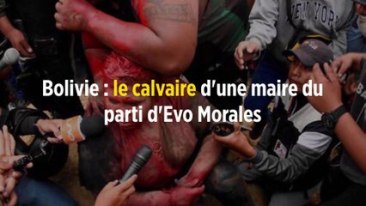 bolivie x240 Patricia Arce du parti au pouvoir Mas a été remise à la police de Vinto après plusieurs heures.