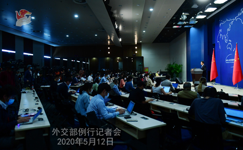 Conférence de presse du 12 mai 2020 PH9 tenue par le porte-parole du Ministère des Affaires étrangères Zhao Lijian W020200515449677891284