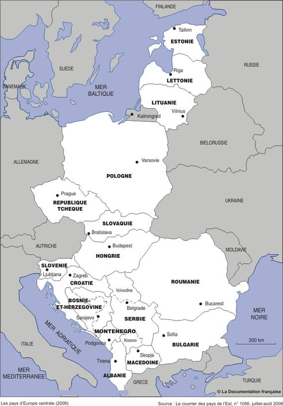europe Centrale Les-pays-d-Europe-centrale-et-orientale-en-2006_large_carte