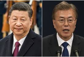 indexXi Jinping et le Président Moon Jae-in