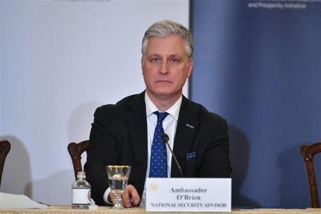 Le Conseiller américain à la sécurité nationale, Robert O'Brien, 8630836