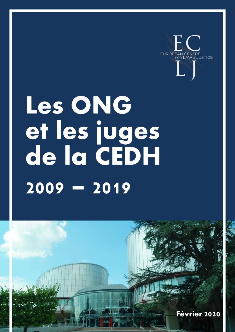 Rapport ECLJ, Les ONG et les juges de la C EDH, 2009 - 2019, février 2020-page-001