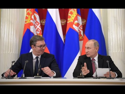 Président serbe Aleksandar Vucic &amp; Vladimir Poutine serbie2-46116