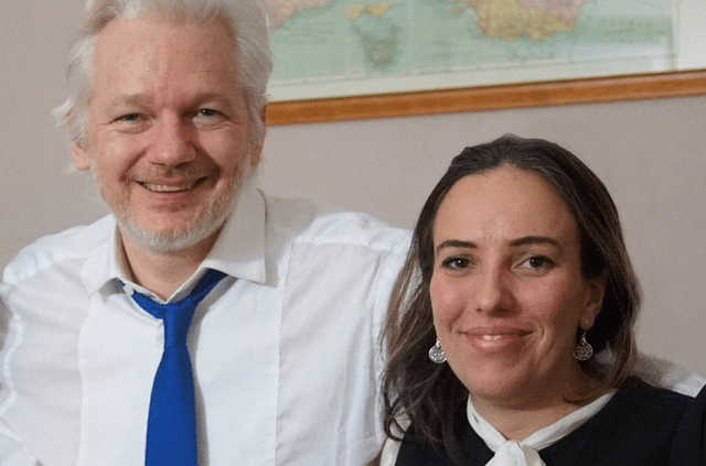 la fiancée de Julian Assange, Stella Moris mage