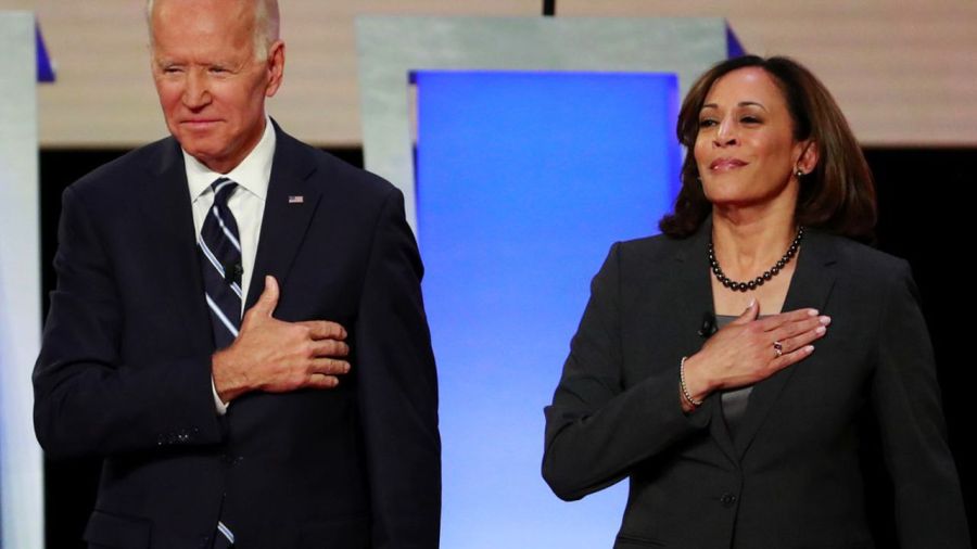 Joe Biden, candidat démocrate pour la présidence américaine, a nommé la sénatrice Kamala Harris 0603734731811-web-tete