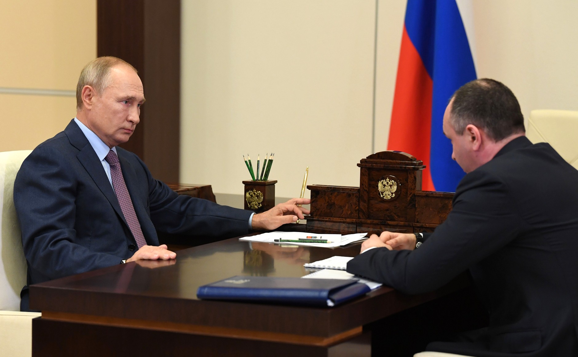 KREMLIN PH 4 X 4 DU 13.08.2020 Rencontre avec le PDG d'Inter RAO PJSC Boris Kovalchuk. vPC8AXkZlkttFsWd8AtTeCaSaUi59ikr