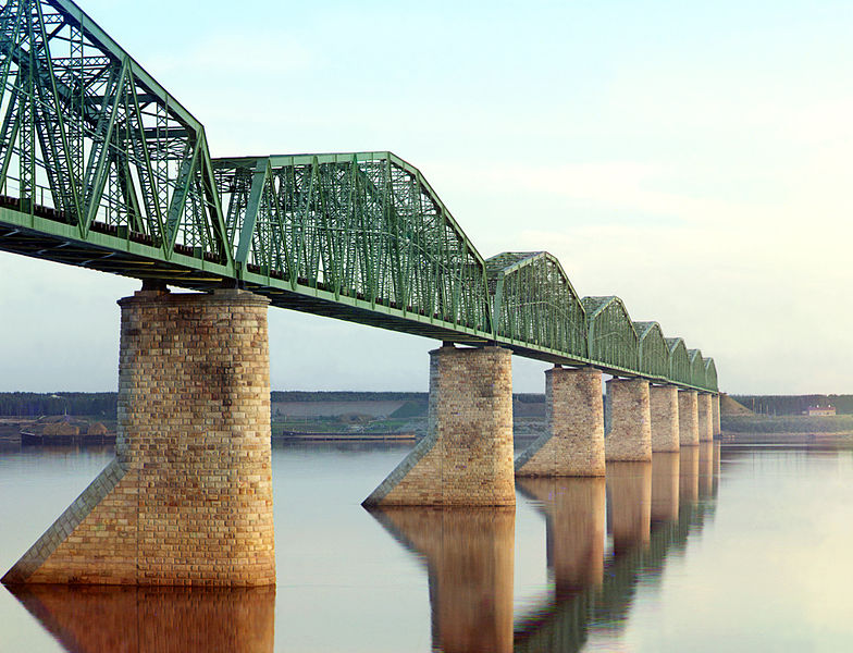 RUSSIE KRAÎ DE PERM PONT SUR LA KARMA A PERM RUSSIE 784px-Prokudin-Gorskii-25