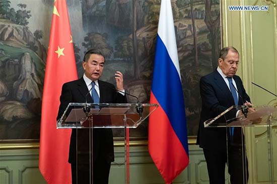 CHINE RUSSIE 14.09.2020 LAVROV WANG YI FOREIGN202009140830000237982101284