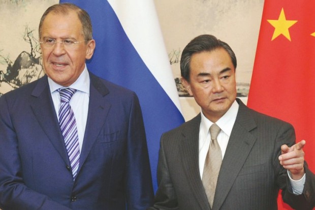 chine russie lavrov &amp; yi -- d-la-chine-et-la-russie-contre-toute-action-militaire-c1706
