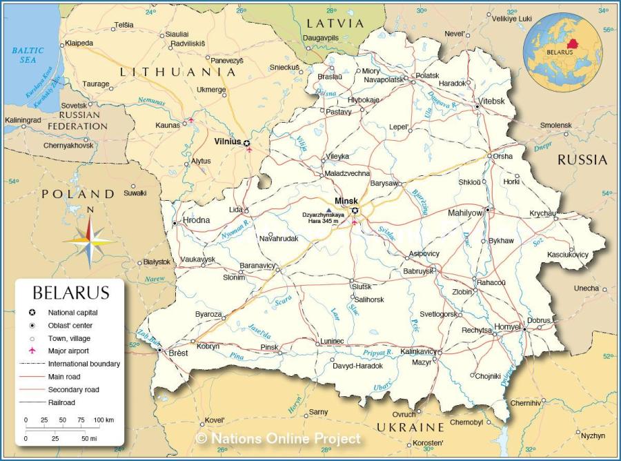 minsk,-bélarus-carte