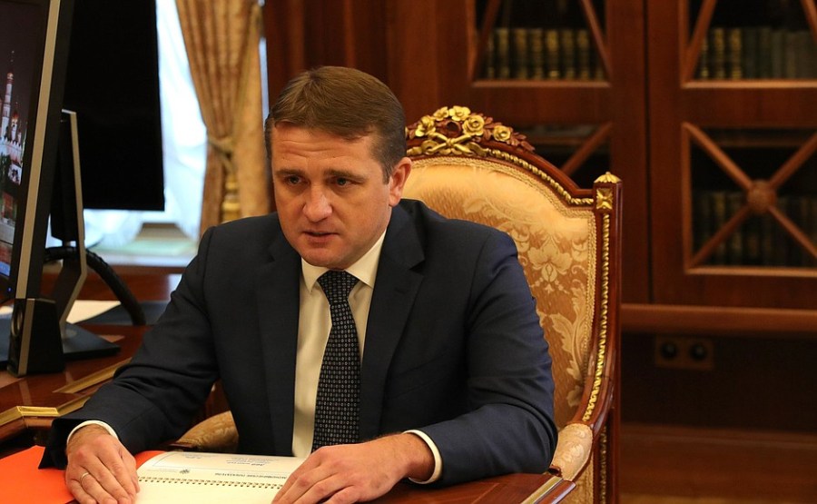 KREMLIN 19.10.2020 PH 4 X 4 Rencontre avec le chef de l'Agence fédérale des pêches Ilya Chestakov - 19 octobre 2020