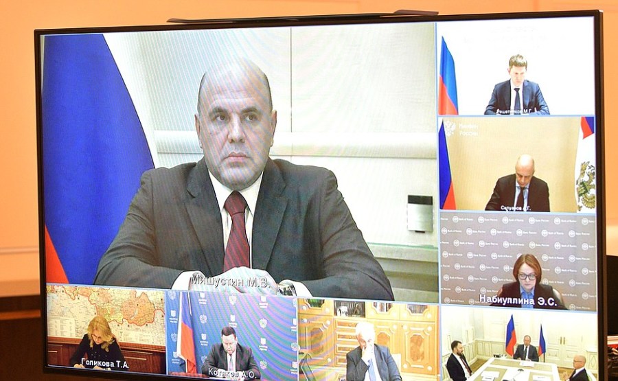 KREMLIN PH 1 SUR 2 Réunion sur les questions économiques - 23 octobre 2020