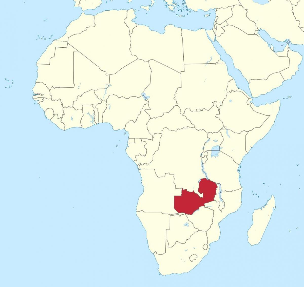 la-zambie-afrique-carte
