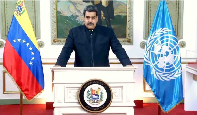 Maduro-768x447 Intervention de Son Excellence Monsieur Nicolás Maduro Moros, Président de la République bolivarienne du Venezuela septembre 2020