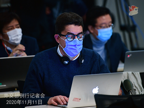 CHINE PH 6 Conférence de presse du 11 novembre 2020 tenue par le porte-parole du Ministère des Affaires étrangères Wang Wenbin