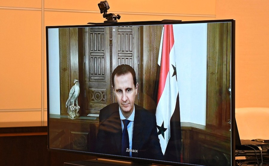 KREMLIN PH 2 SUR 4 Rencontre avec le président syrien Bachar al-Assad - 9 novembre 2020